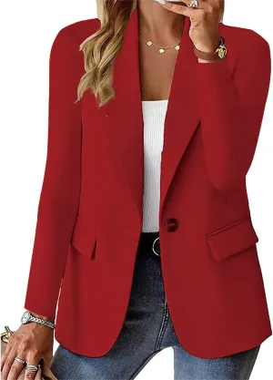 Women Blazers Suit Jackets for Women Business Long Sleeve Open Front Cardigan Blazer Dressy Casual Office Jacket