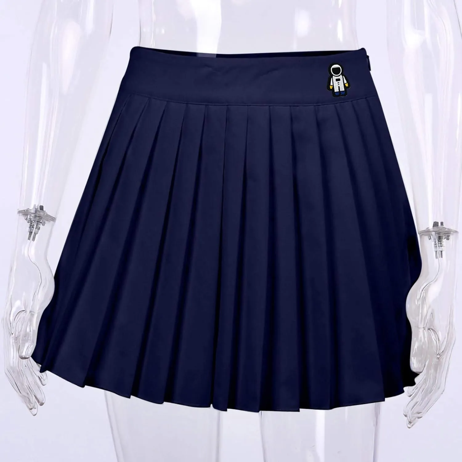 Women Pleated Mini Skirt High Waist A Line Skater Skirt High Waisted Lightweight Athletic Golf Ruffle Girls Swim