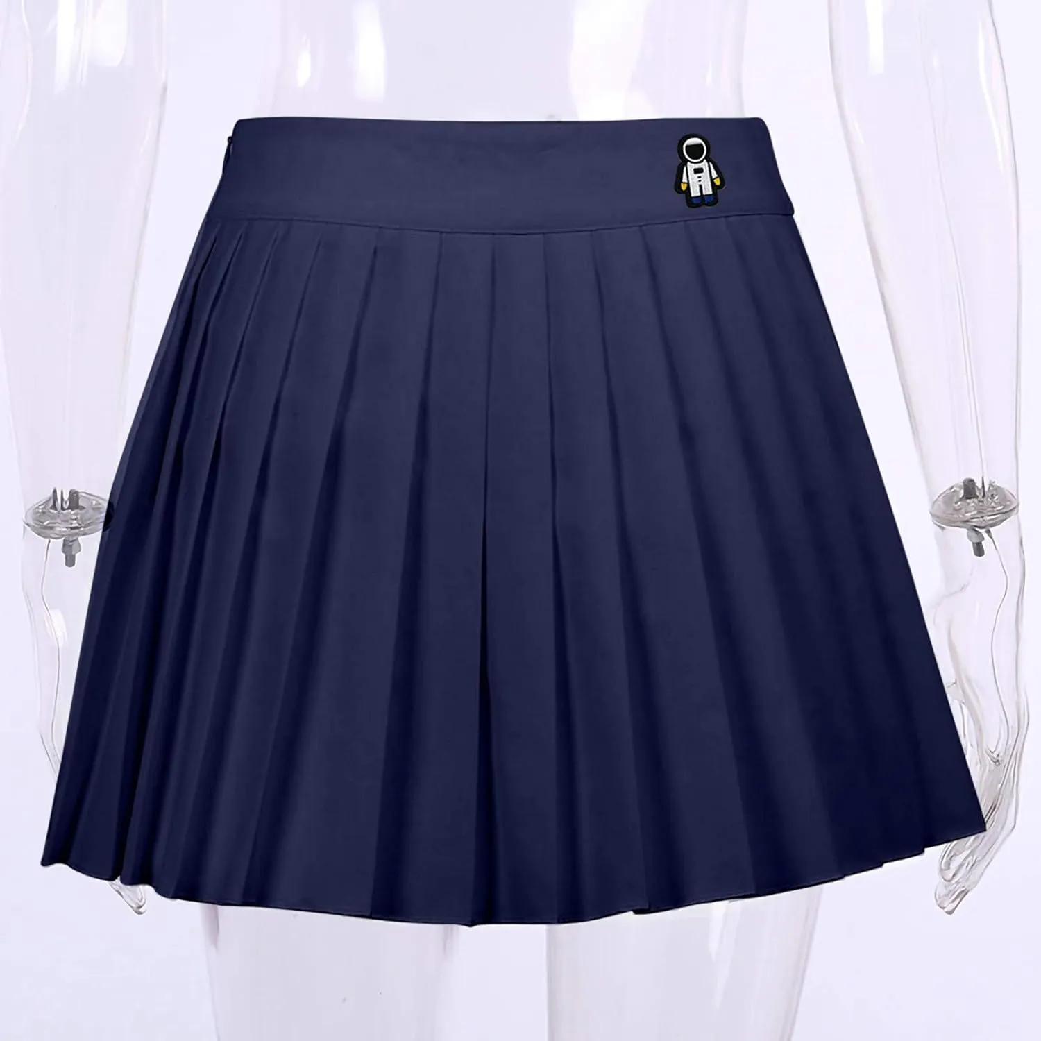 Women Pleated Mini Skirt High Waist A Line Skater Skirt High Waisted Lightweight Athletic Golf Ruffle Girls Swim