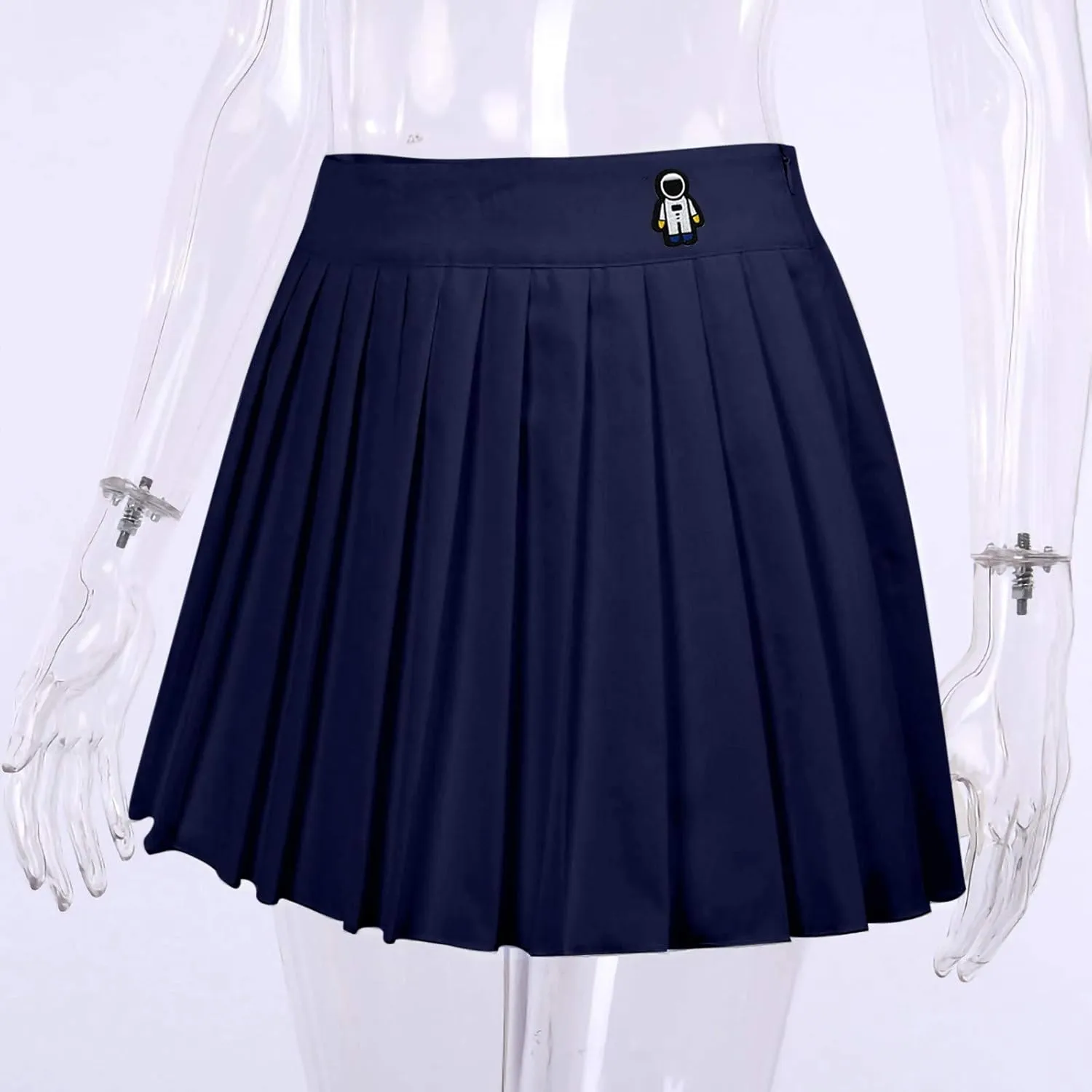 Women Pleated Mini Skirt High Waist A Line Skater Skirt High Waisted Lightweight Athletic Golf Ruffle Girls Swim