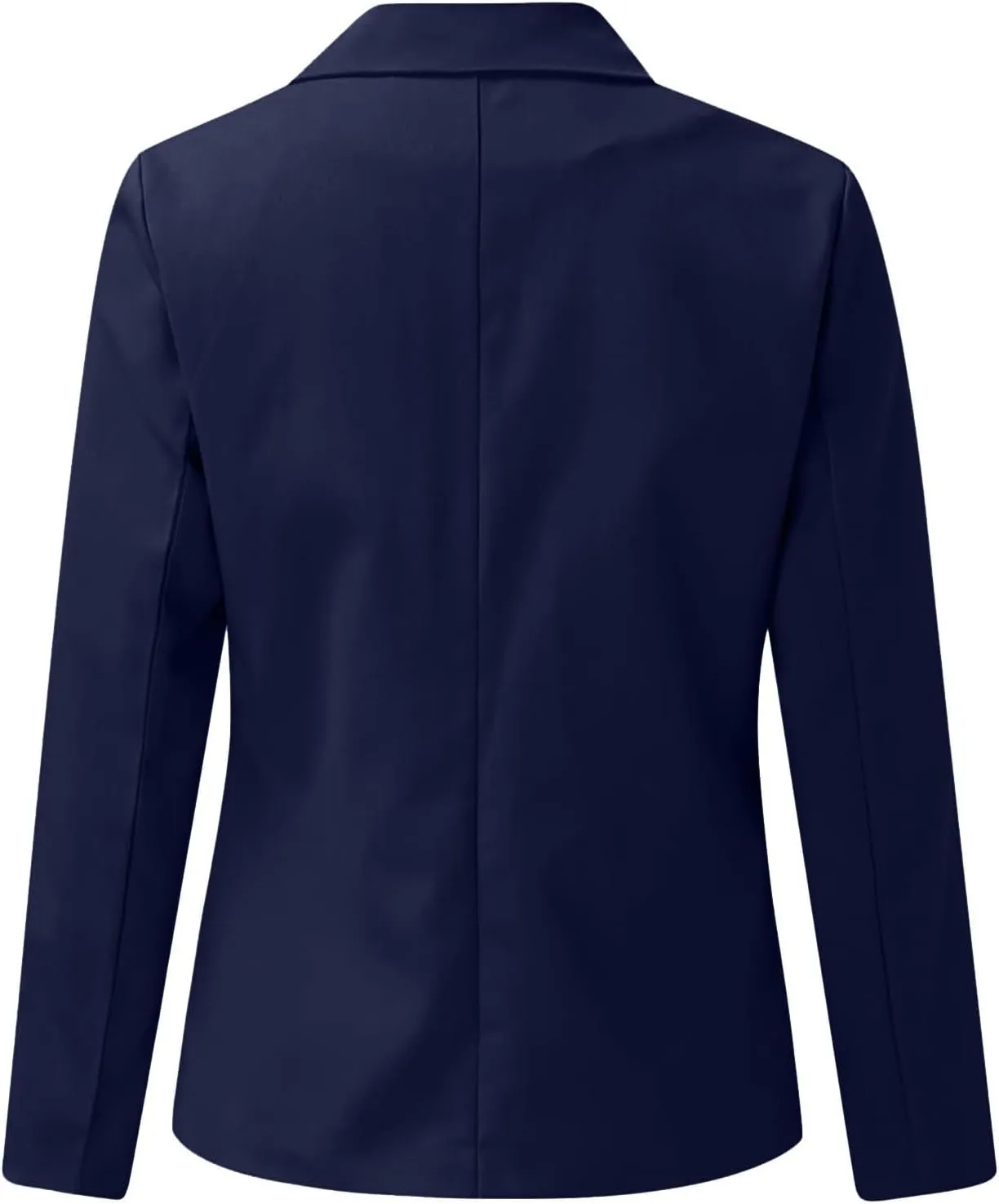 Womens 2024 Fall Casual Blazers Long Sleeve Lapel Open Front Button Work Business Lightweight Jackets with Pockets