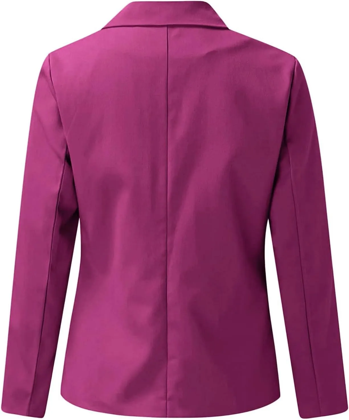 Womens 2024 Fall Casual Blazers Long Sleeve Lapel Open Front Button Work Business Lightweight Jackets with Pockets