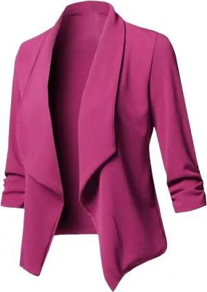 Womens Blazer Jackets Blazers for Women Business Casual Long Sleeve Open Front Work Office Suit Jackets Trendy Tops