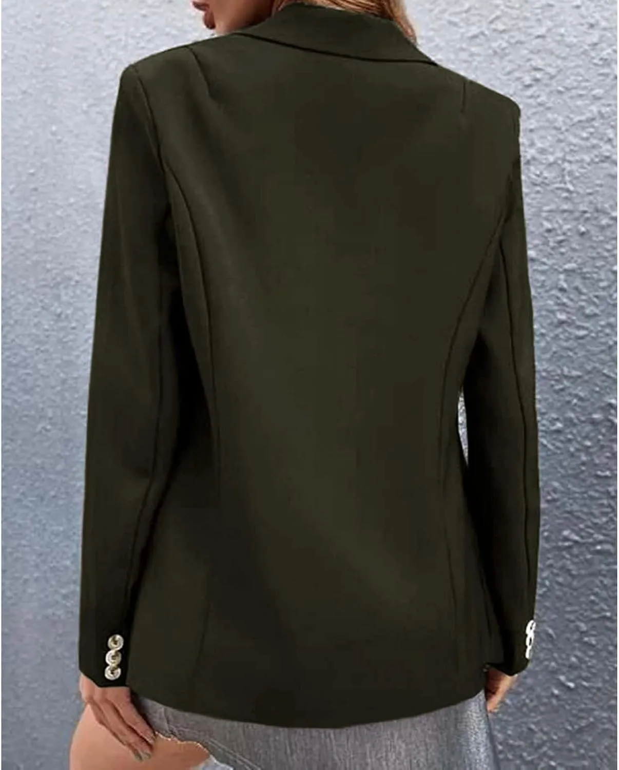 Womens Blazers Casual Lightweight Open Front Cardigan Suit Business Lapel Long Sleeve Work Office Blazer