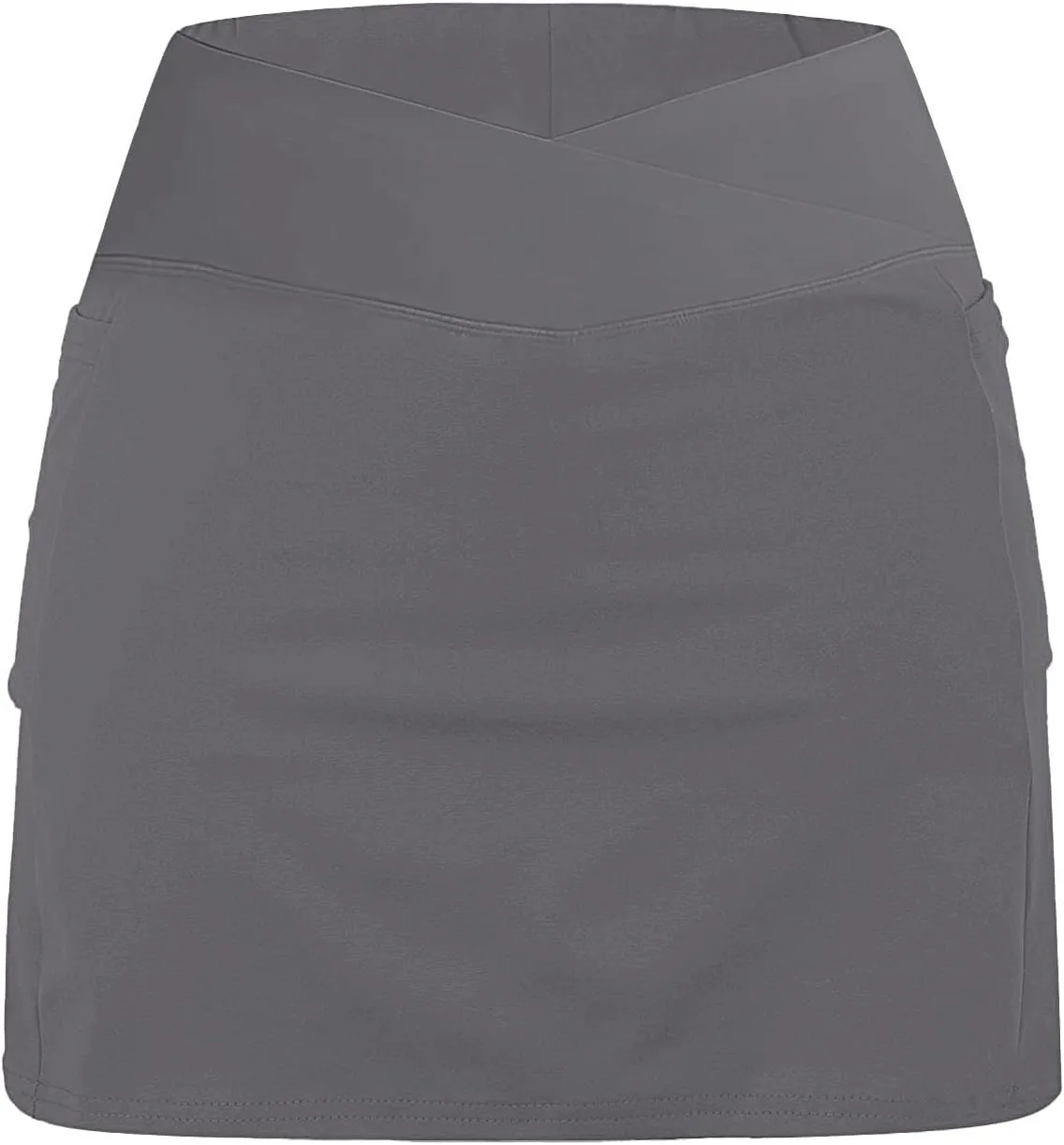 Women's Boho Skirts 2025 Summer Athletic Loose Trendy Drawstring Solid Color Yoga Fitness Tennis Skirt, S-5XL