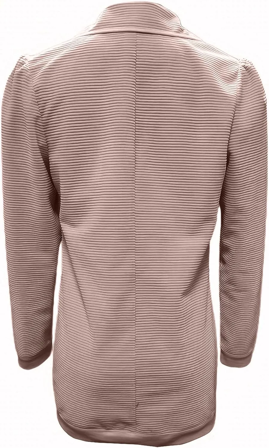 Womens Casual Long Sleeve Blazers Business Casual Jacket Textured Button Coat Lightweight Cardigans with Pockets