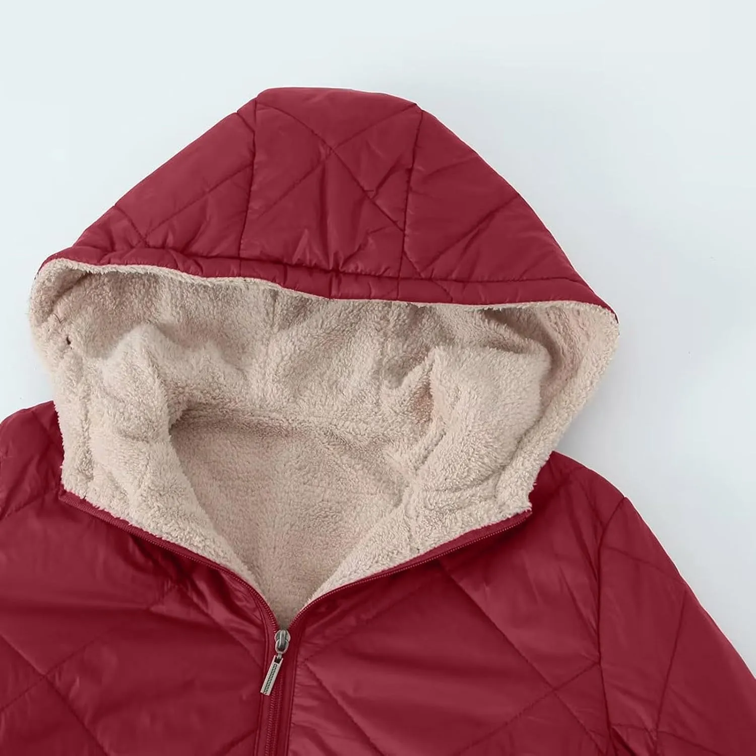 Womens Fleece Coat Jackets for Women With Hood Women Jacket Winter Coat 2023 Casual Trendy Long Sleeve Fuzzy Fleece Outfits