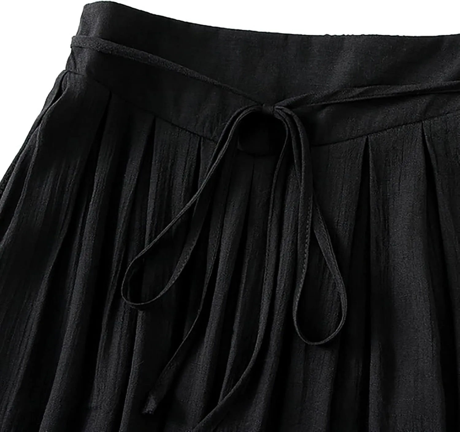 Womens Flowy Solid Color Midi Skirt Casual and Chic A Line Swing Skirt for Summer Skirts Button Front