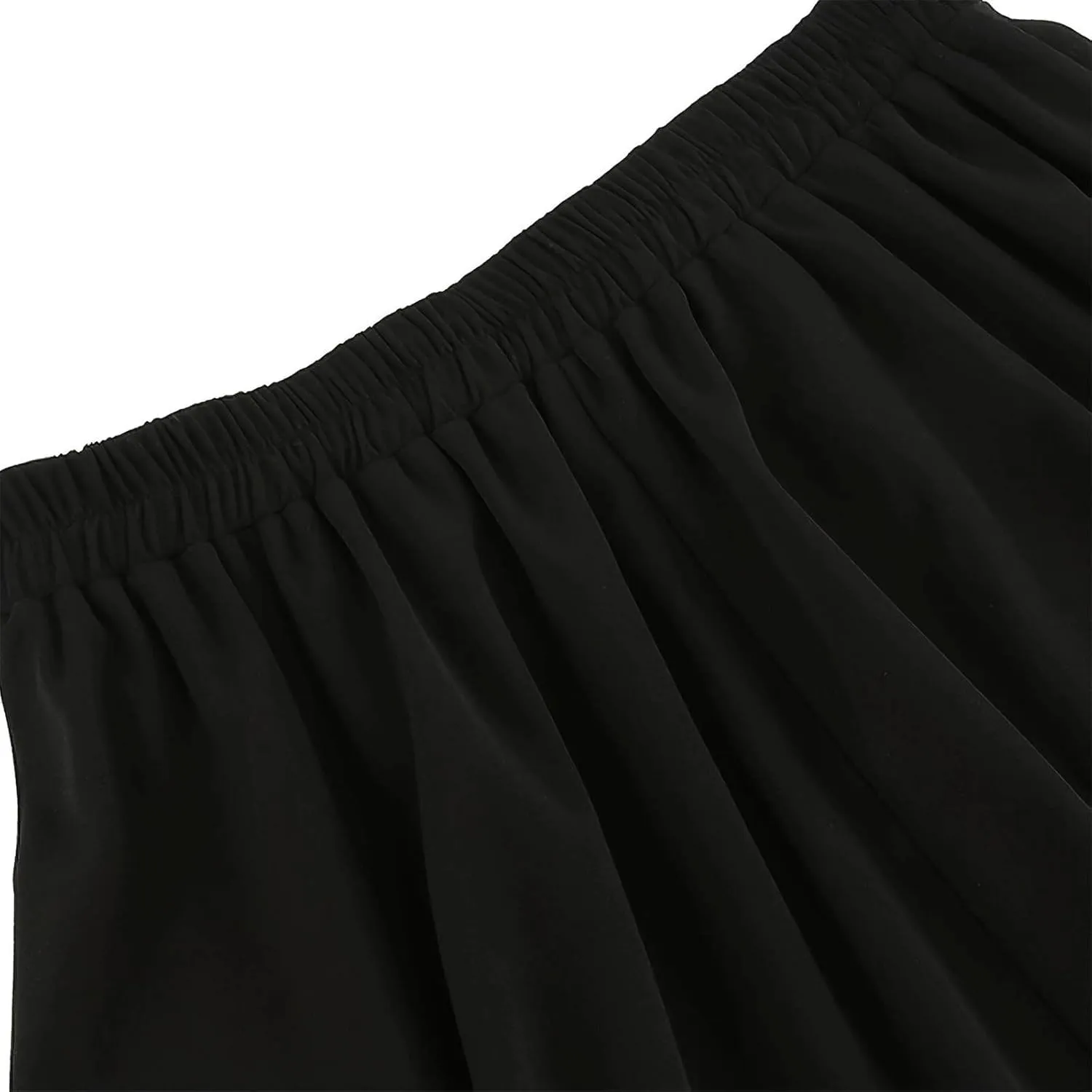 Womens High Waisted Skirts Button Front Swing A Line Vintage Midi Skirt
