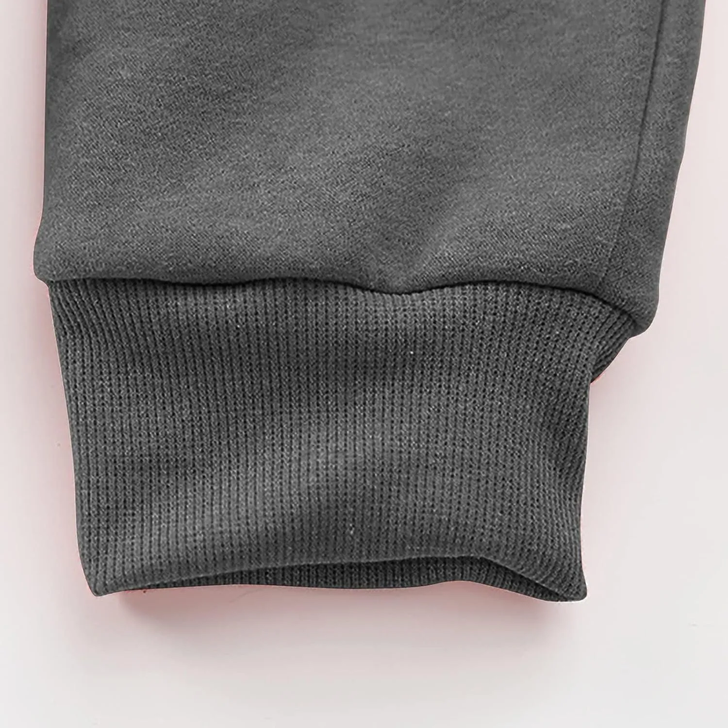 Women's Sherpa Lined Sweatpants High Waist Cinch Bottom Jogger Pants Baggy Warm Fleece Pants Casual Lounge Trousers