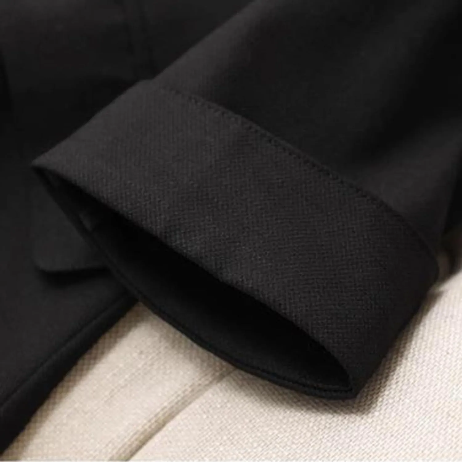 Women's Summer Blazer Button 3/4 Sleeve Pocket Lapel Elegant Trendy Comfortable Soft Comfy Stylish Suit Jackets