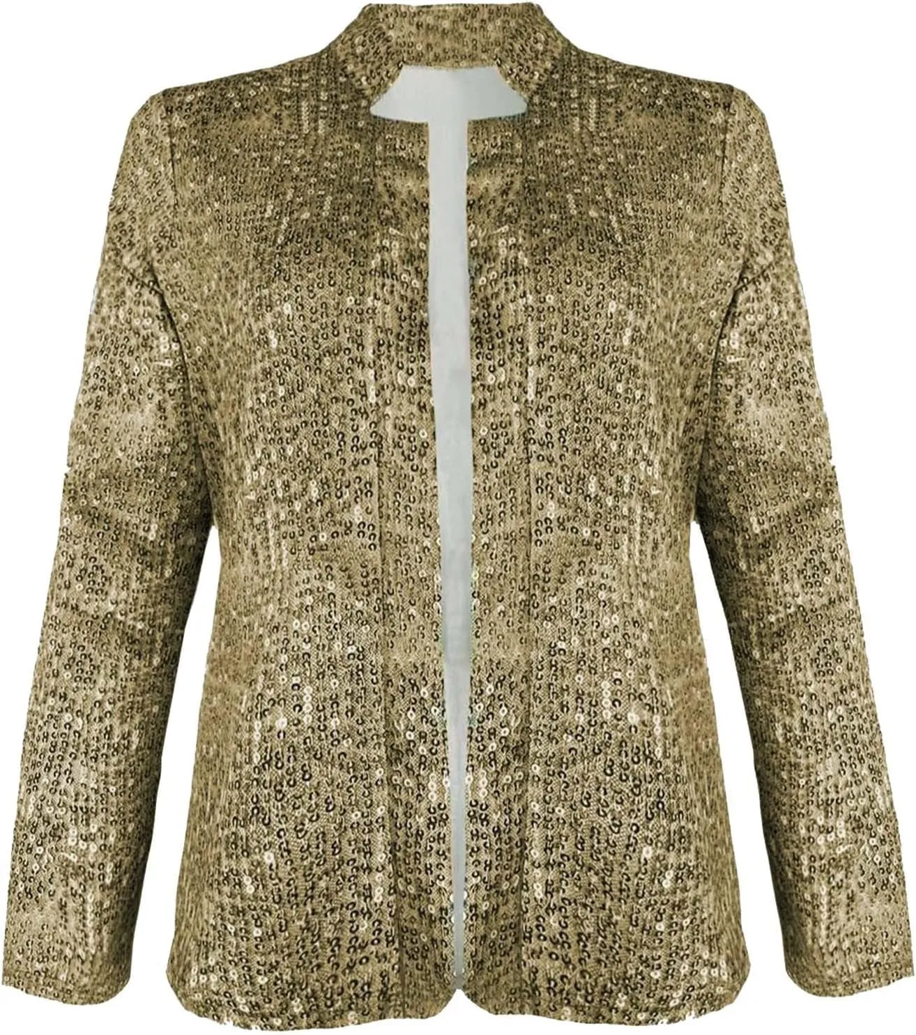 Women's Summer Blazer Long Sleeve Sequins Dressy Elegant Trendy Outdoor Comfort Fit Fashion Suit Jackets