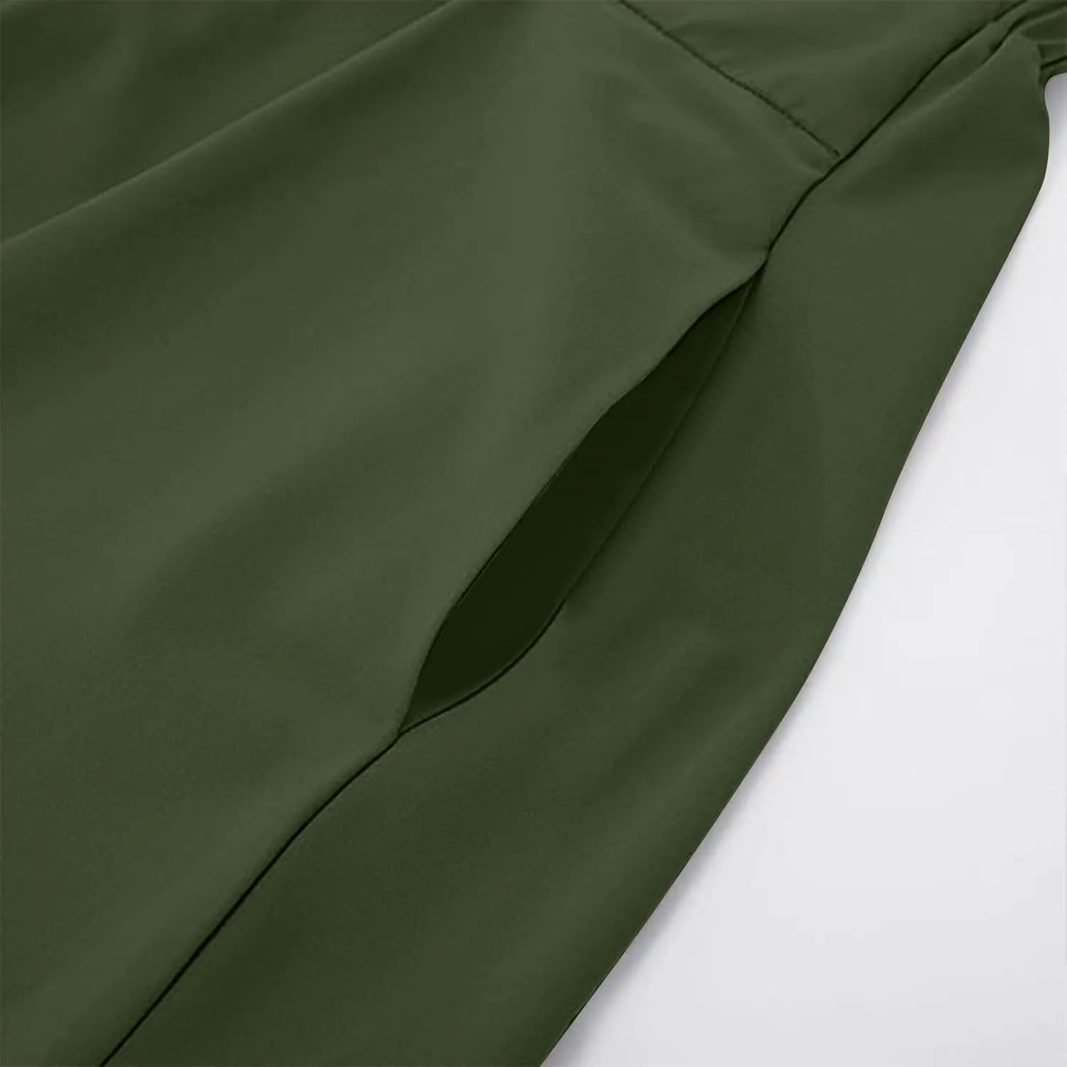 Women's Vintage Pleated Midi Skirt High Waist Button Front 50S 60S Flared A-Line Swing Flowy Skirt with Pockets