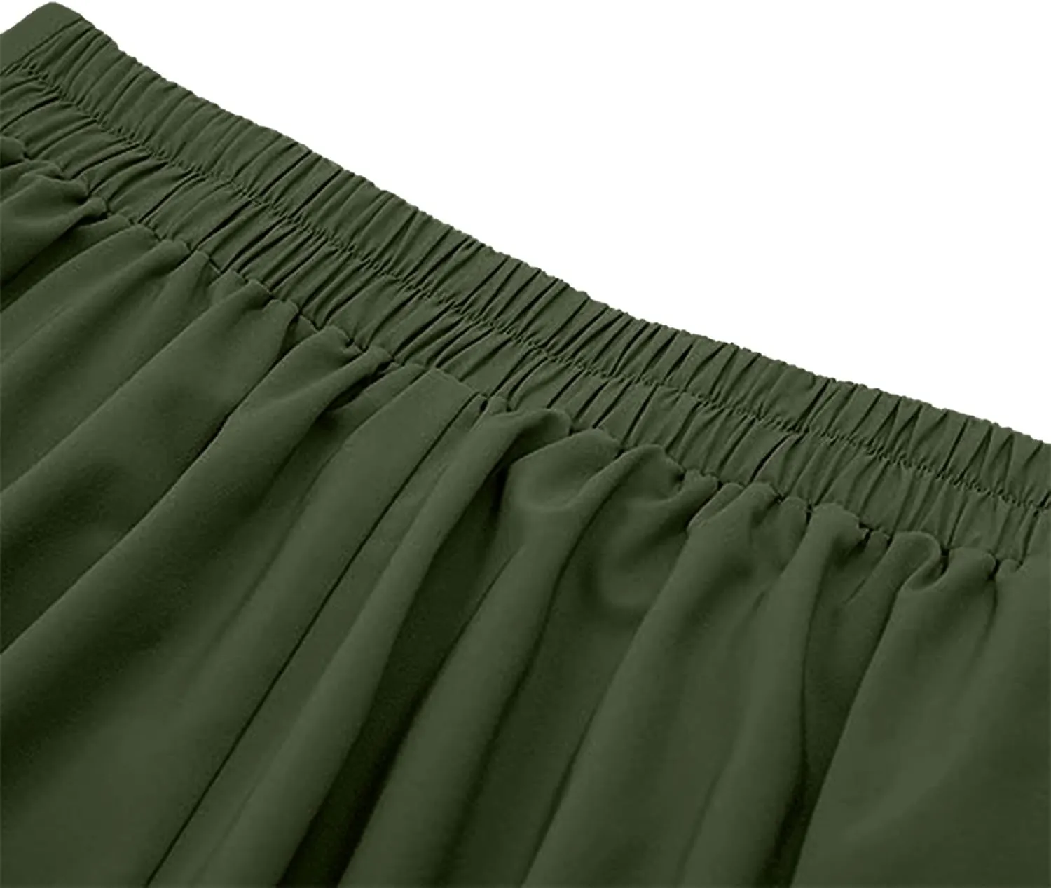 Women's Vintage Pleated Midi Skirt High Waist Button Front 50S 60S Flared A-Line Swing Flowy Skirt with Pockets