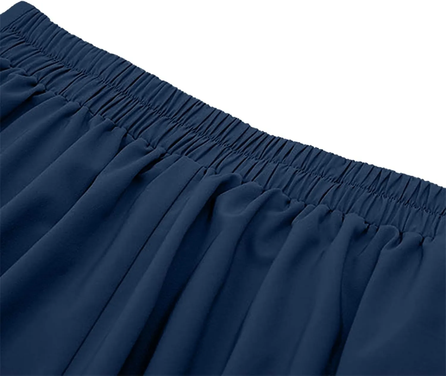 Women's Vintage Pleated Midi Skirt High Waist Button Front 50S 60S Flared A-Line Swing Flowy Skirt with Pockets