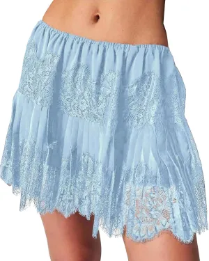 Womes Lace Mini Skirt Y2k Ruffle Elastic High Waist Cute Flowy Tiered Layered Boho Skorts Lace Tiered Short Skirts Underskirt