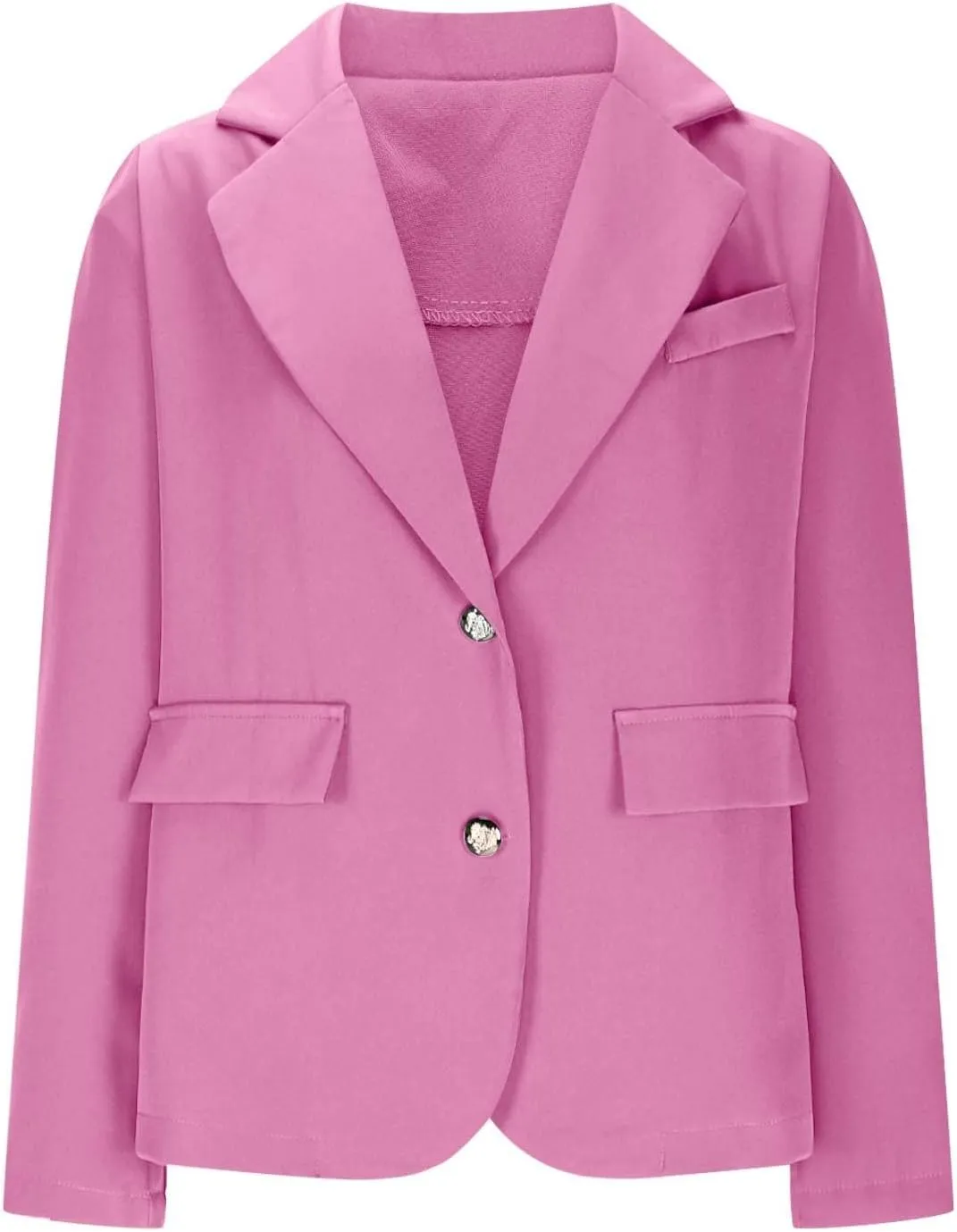 Xiaojmake 2025 Business Blazers for Women Trendy Casual Long Sleeve Open Front Cardigan Coat Work Suit Spring Dress Jackets