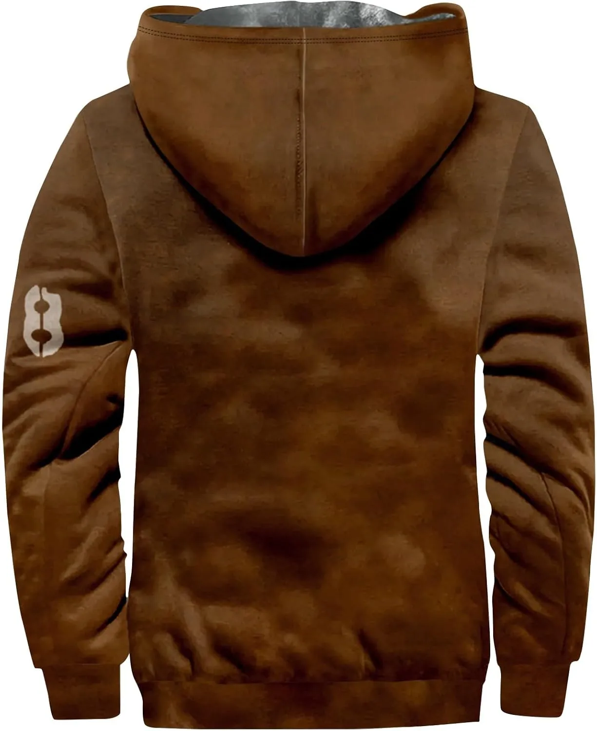 Yesunpxs Winter Jackets for Men Heavyweight Sweatshirt Jacket Zip Up Sweatshirt Fleece Sherpa Lined Hoodie Coat with Pockets