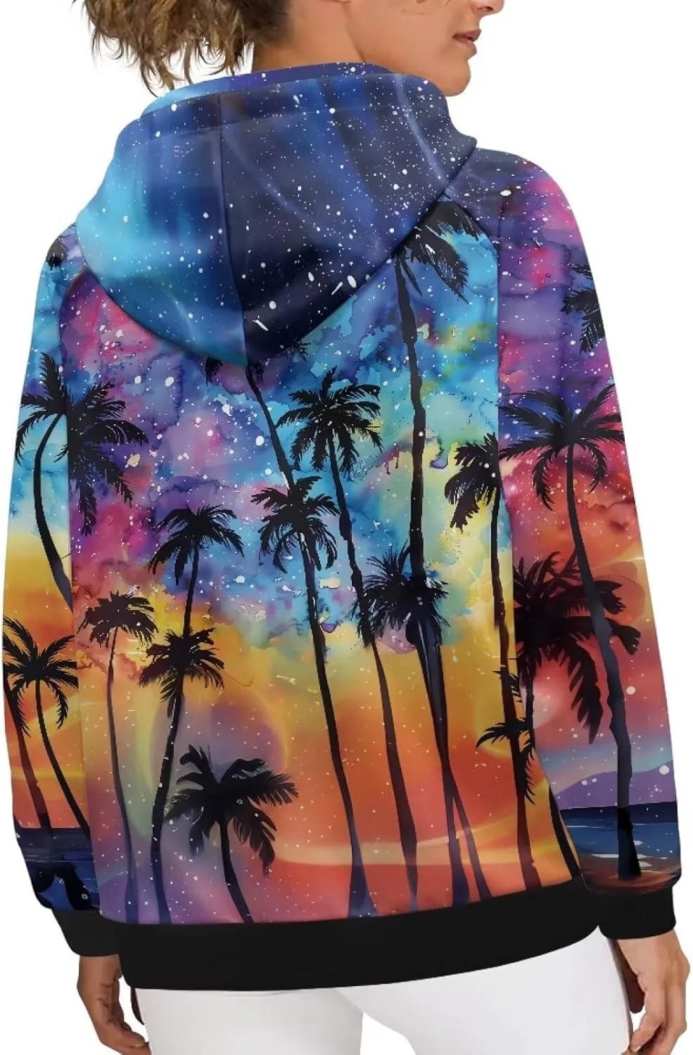 YEXIATODO Crop Top Hoodies for Women Workout Jackets for Women Loose Outfits Sweaters Western Hoodies 2XS-4XL