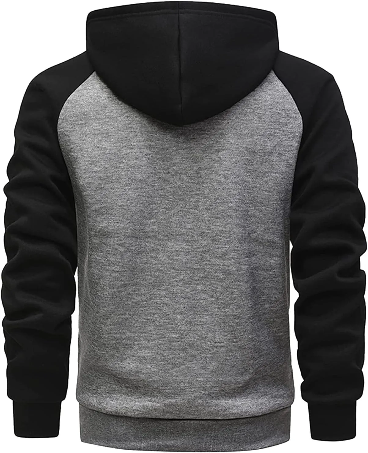 Ymosrh Men's Zip Up Hoodies Casual Up Hoodies Lightweight Full-Zipper Long Sleeve Coat Drawsting Hooded Sweatshirts, M-3XL